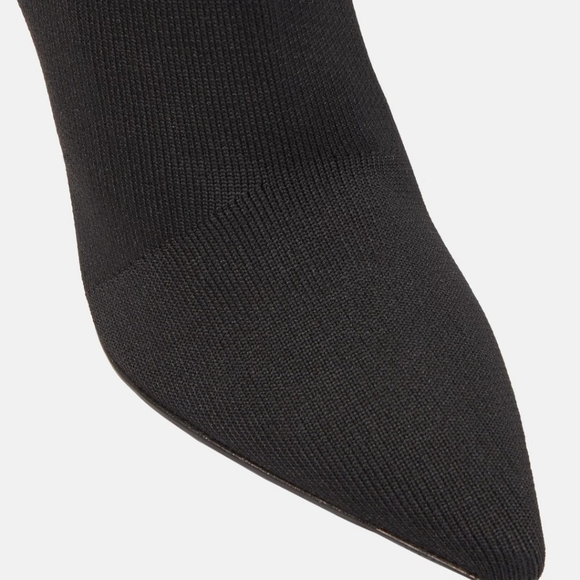 NWT BALMAIN Moneta Stretch Knit Ankle Boots - Size EU 38.5 (US 8.5) - Picture 5 of 10